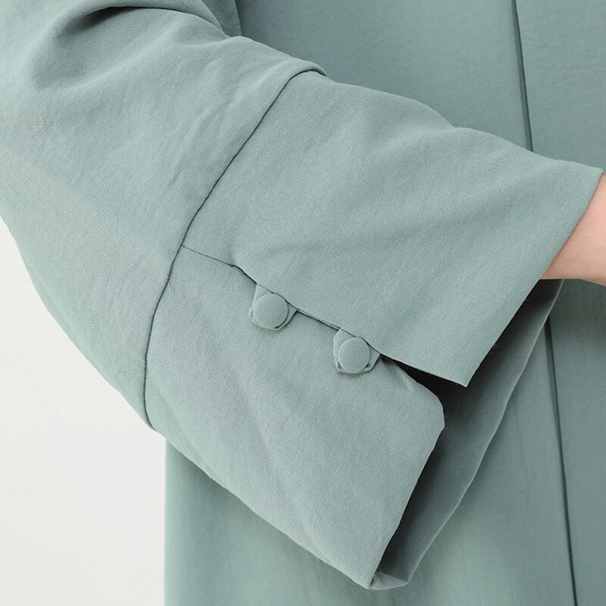 Women Solid Open Front Abaya Refka By Modanisa-women-arabicclothing-abayas-image-4