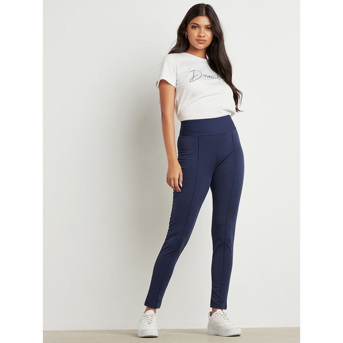 ليقنز بخصر مطاطي من ستايلي-women-clothing-leggings-image-2