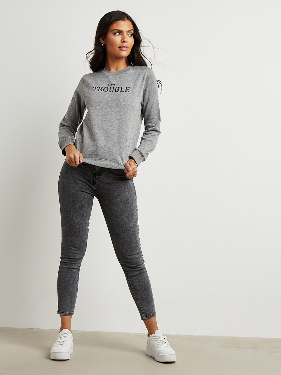 بنطلون جينز سادة بقصة ضيقة من ستايلي-women-clothing-bottoms-jeans-image-2