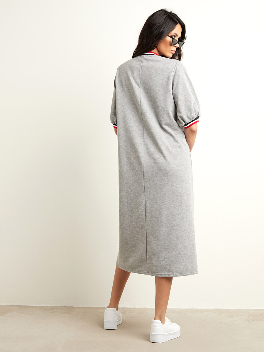 فستان ميدي بتصميم تيشيرت من ستايلي-women-clothing-dresses-image-3