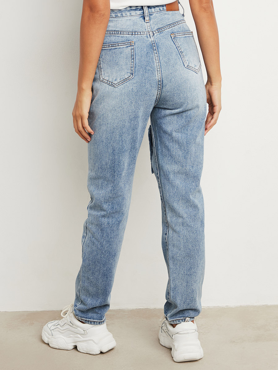 بنطلون جينز بفتحة من ستايلي-women-clothing-bottoms-jeans-image-3