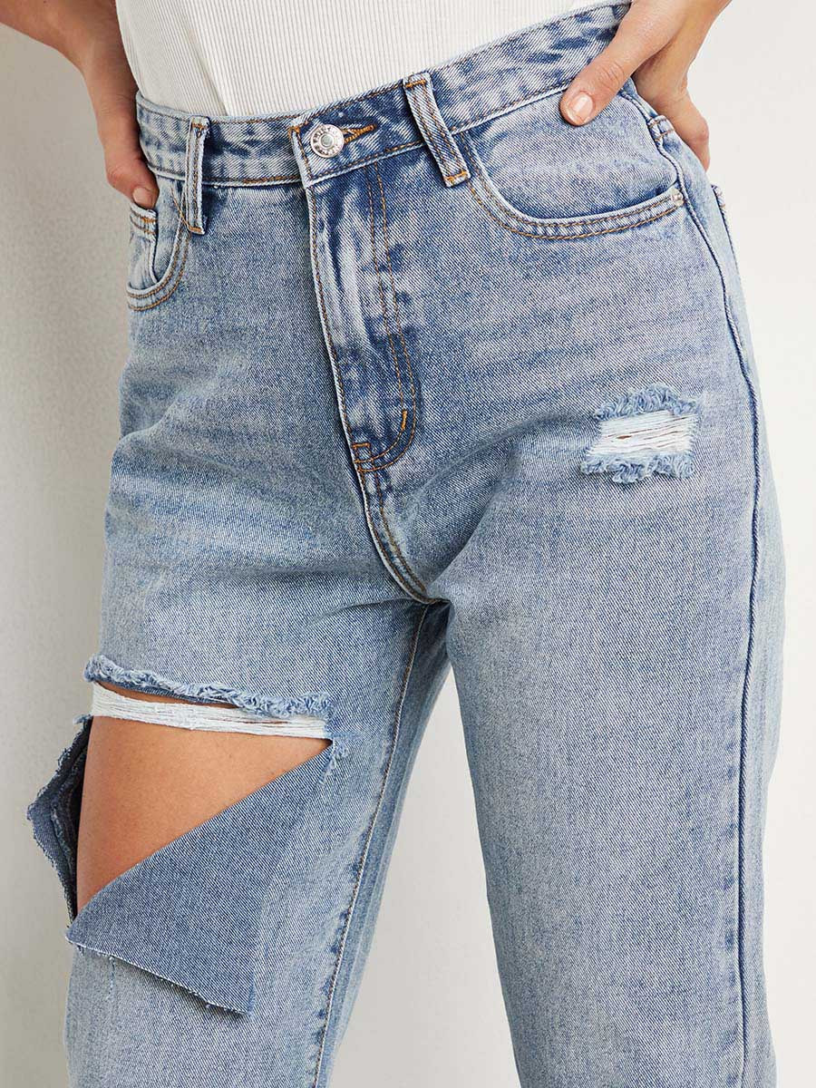 بنطلون جينز بفتحة من ستايلي-women-clothing-bottoms-jeans-image-4