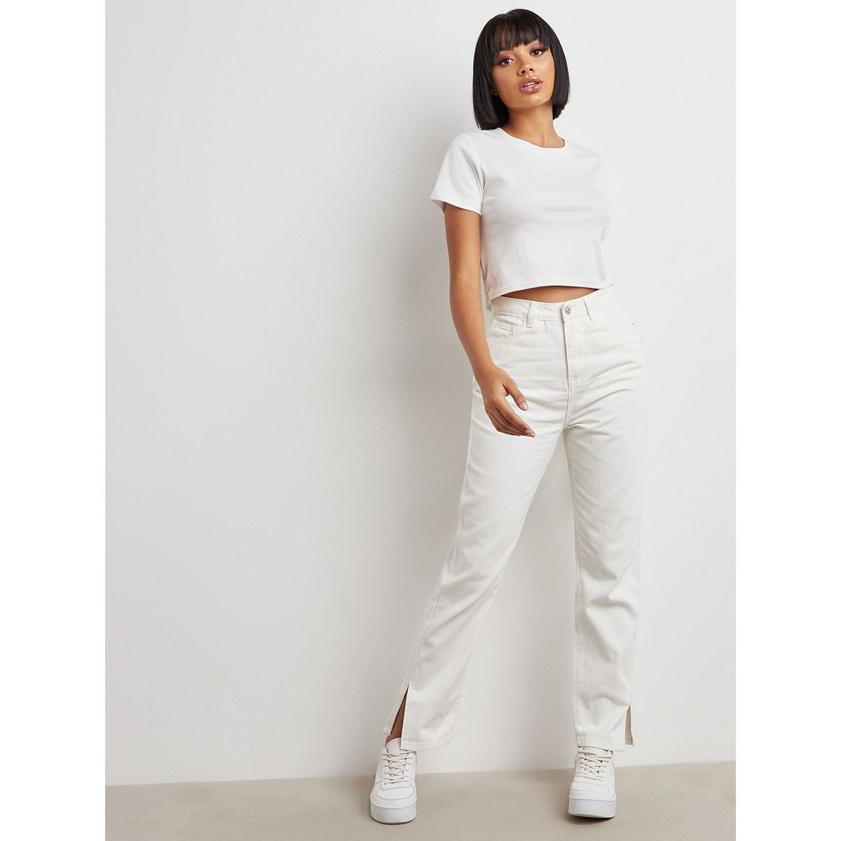 Styli Split Hem Detail Straight Leg Mom Jeans-women-clothing-bottoms-jeans-image-2