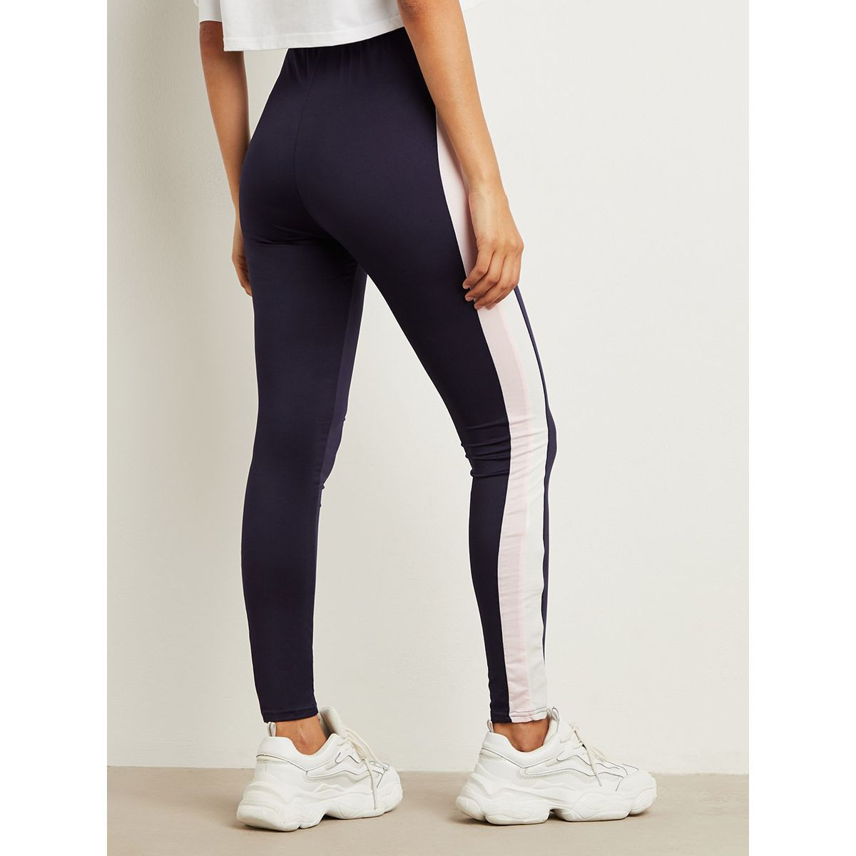 ليقنز مخطط من الجانبين من ستايلي-women-clothing-leggings-image-5