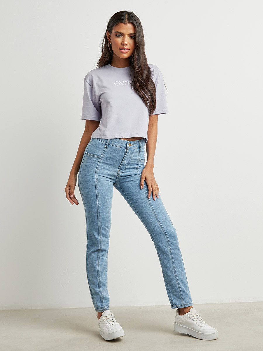 بنطلون جينز بقصة واسعة من ستايلي-women-clothing-bottoms-jeans-image-2
