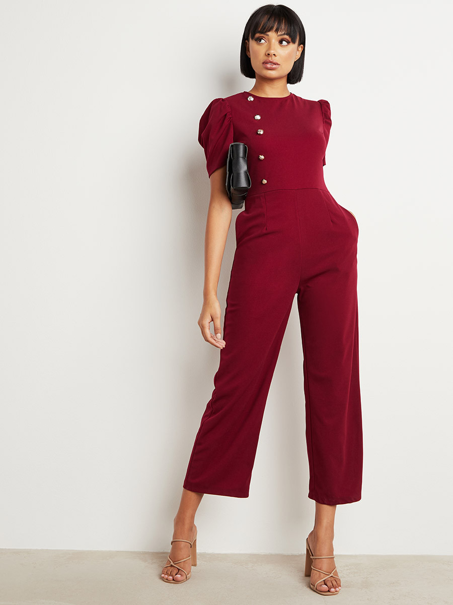 أفرول بأكمام منفوخة من ستايلي-women-clothing-jumpsuits-image-1