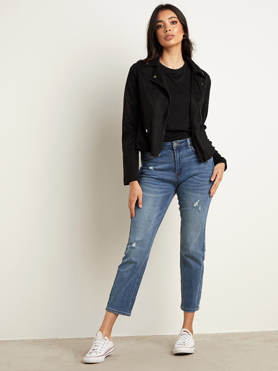 جاكيت مع تفاصيل جيب من ستايلي-women-winterwear-coatsandjackets-jackets-image-2