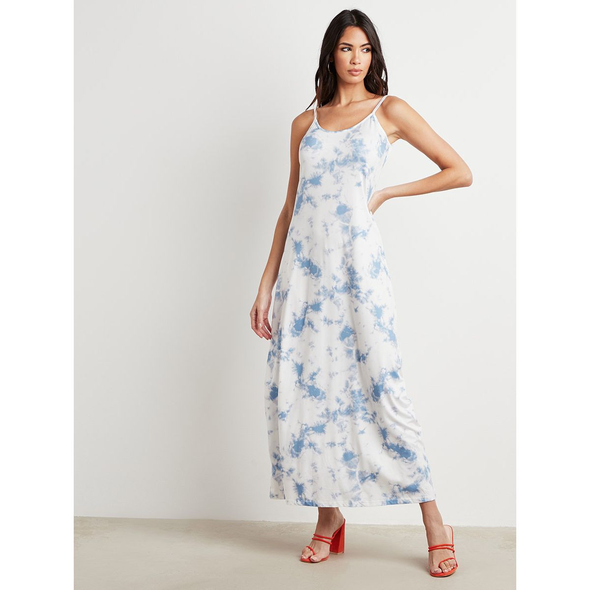 فستان طويل مصبوغ من ستايلي-women-clothing-dresses-image-1