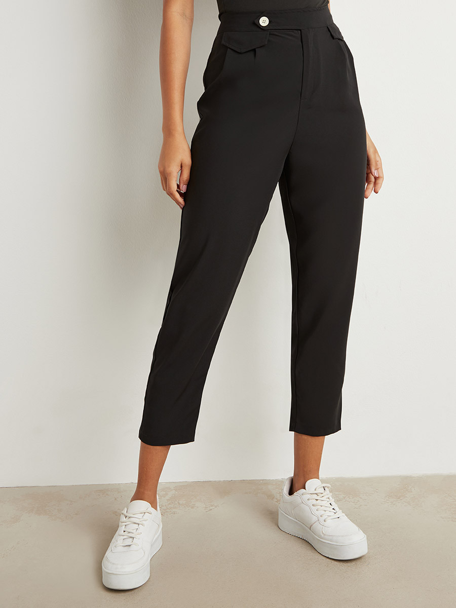 بنطلون بقصة ضيقة وأزرار من ستايلي-women-clothing-trousers-image-1