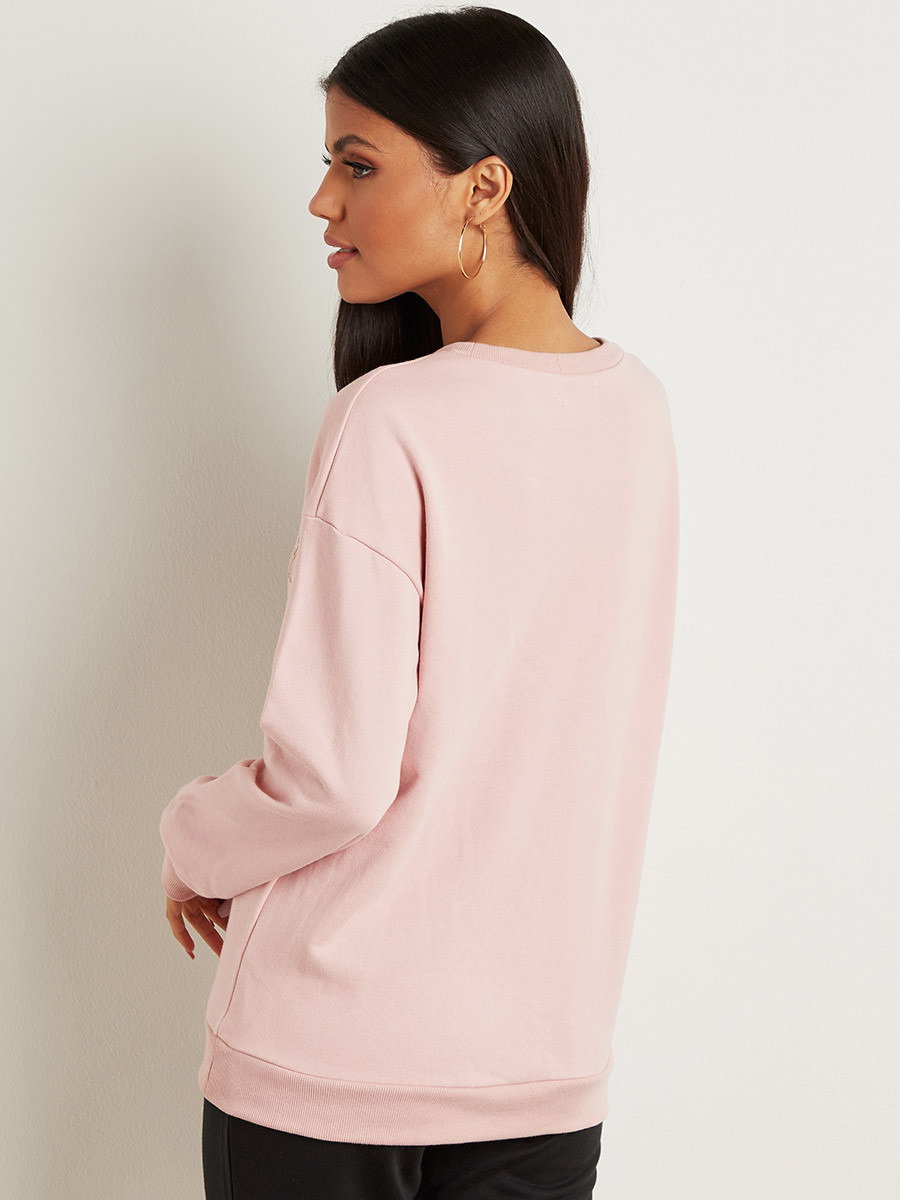 تيشيرت مطبوع بأكمام طويلة من ستايلي-women-clothing-hoodiesandsweatshirts-sweatshirts-image-3
