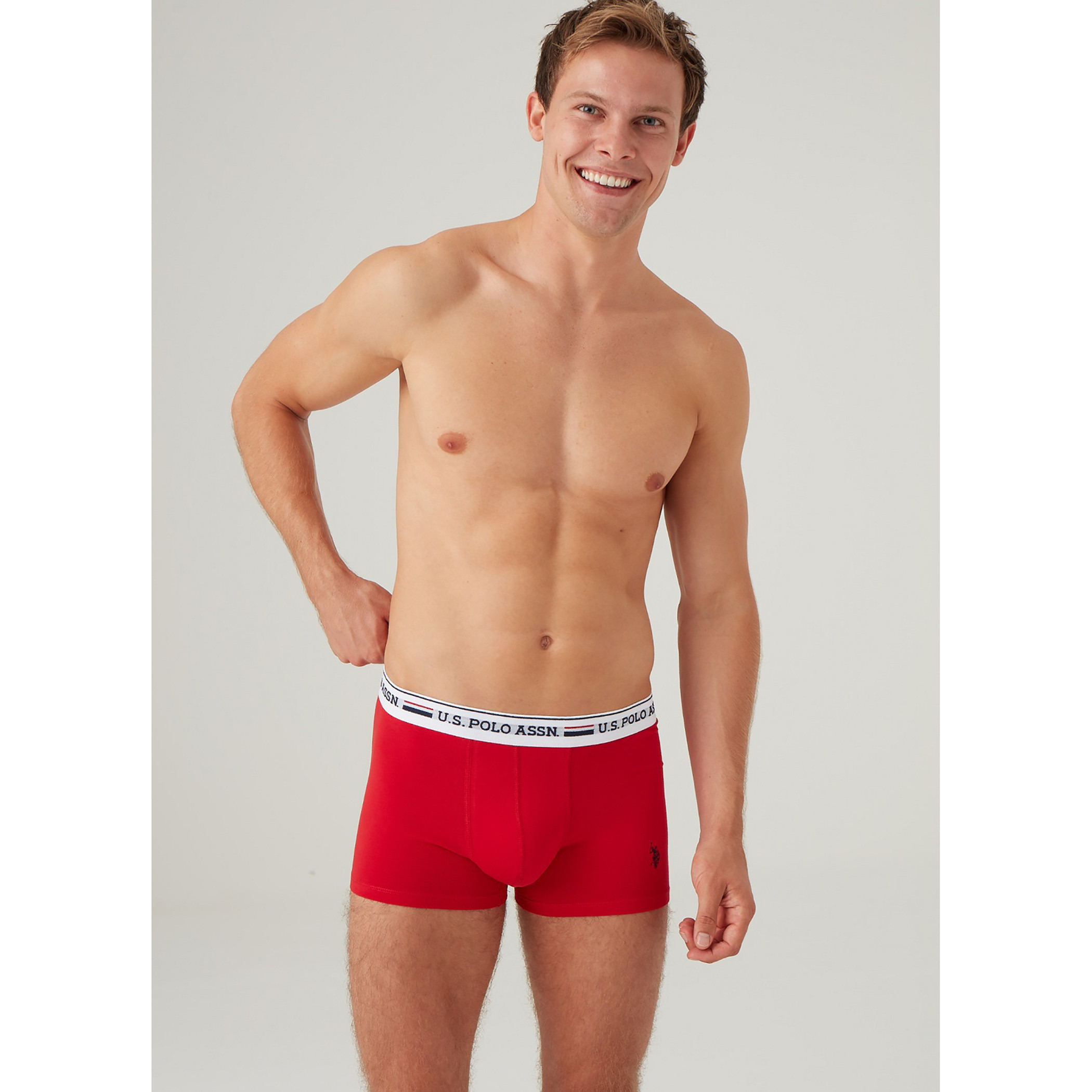Pack of 3 U.S. Polo Assn. Men Multicolour Brand Print Waistband Trunks-men-clothing-innerwear-underwear-image-3