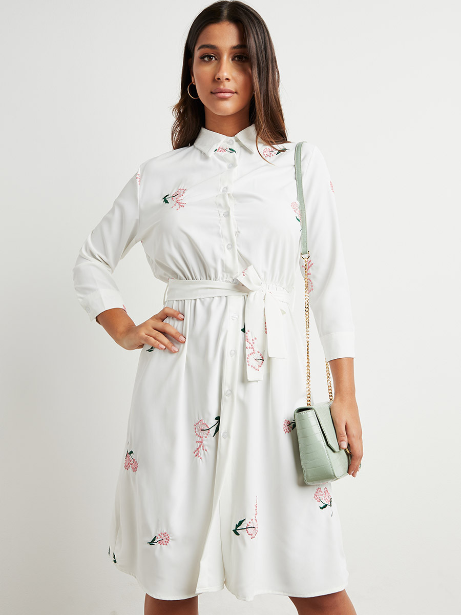 فستان ميدي بتصميم قميص من ستايلي-women-clothing-dresses-image-4