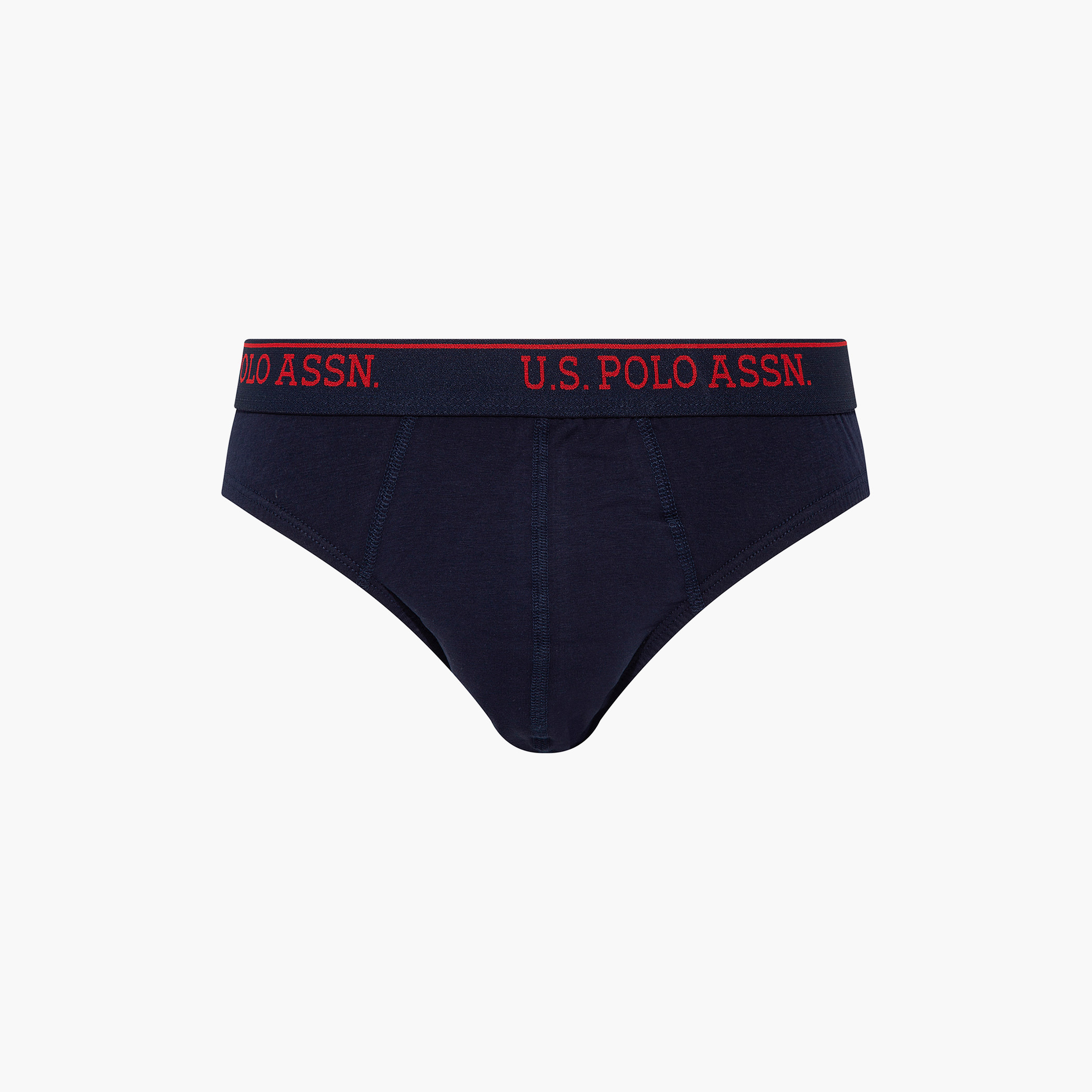 Pack of 3 U.S. Polo Assn. Men Multicolour Brand Print Waistband Briefs