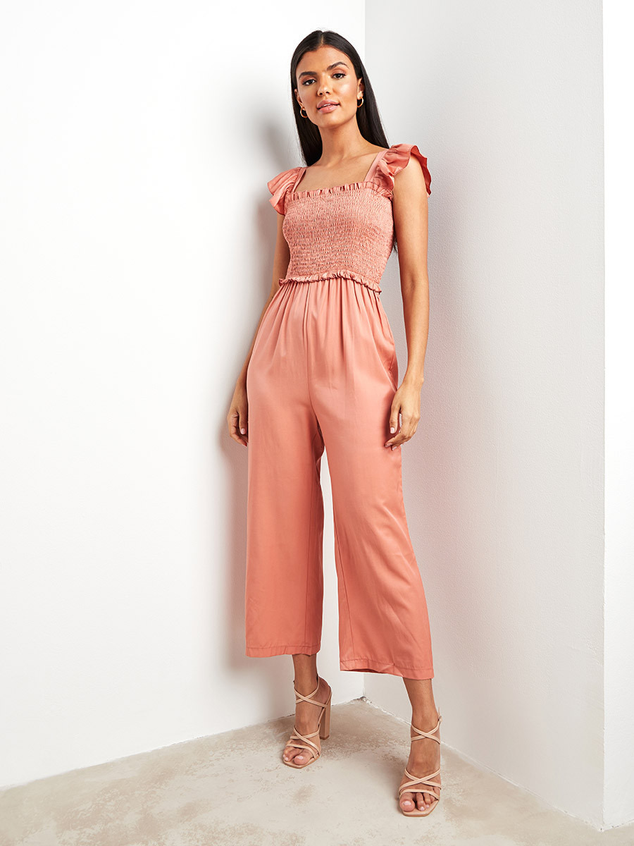 أفرول بتفاصيل كشكش وأرجل واسعة من ستايلي-women-clothing-jumpsuits-image-1
