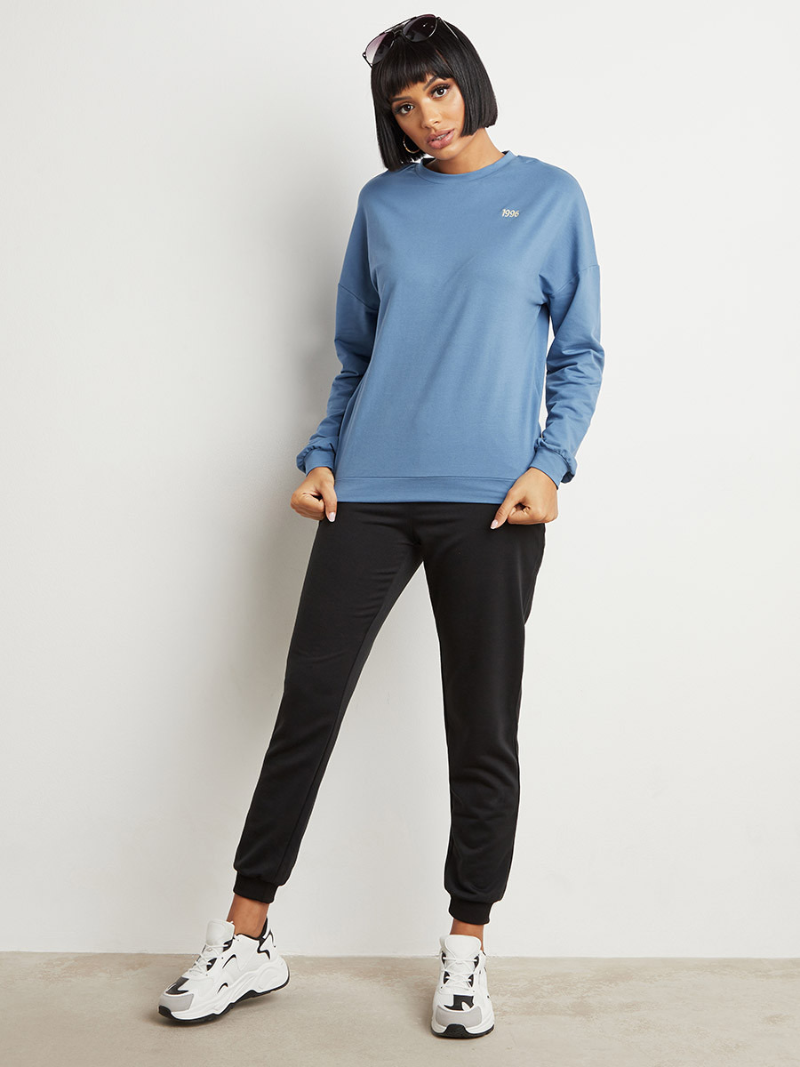 تيشيرت بقصة واسعة وأكمام طويلة من ستايلي-women-clothing-hoodiesandsweatshirts-sweatshirts-image-4