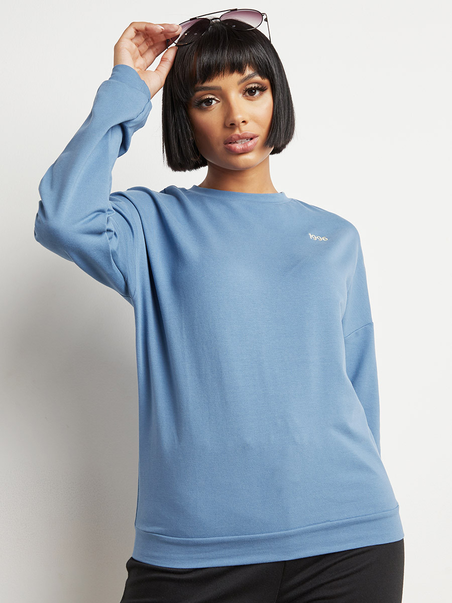 تيشيرت بقصة واسعة وأكمام طويلة من ستايلي-women-clothing-hoodiesandsweatshirts-sweatshirts-image-5