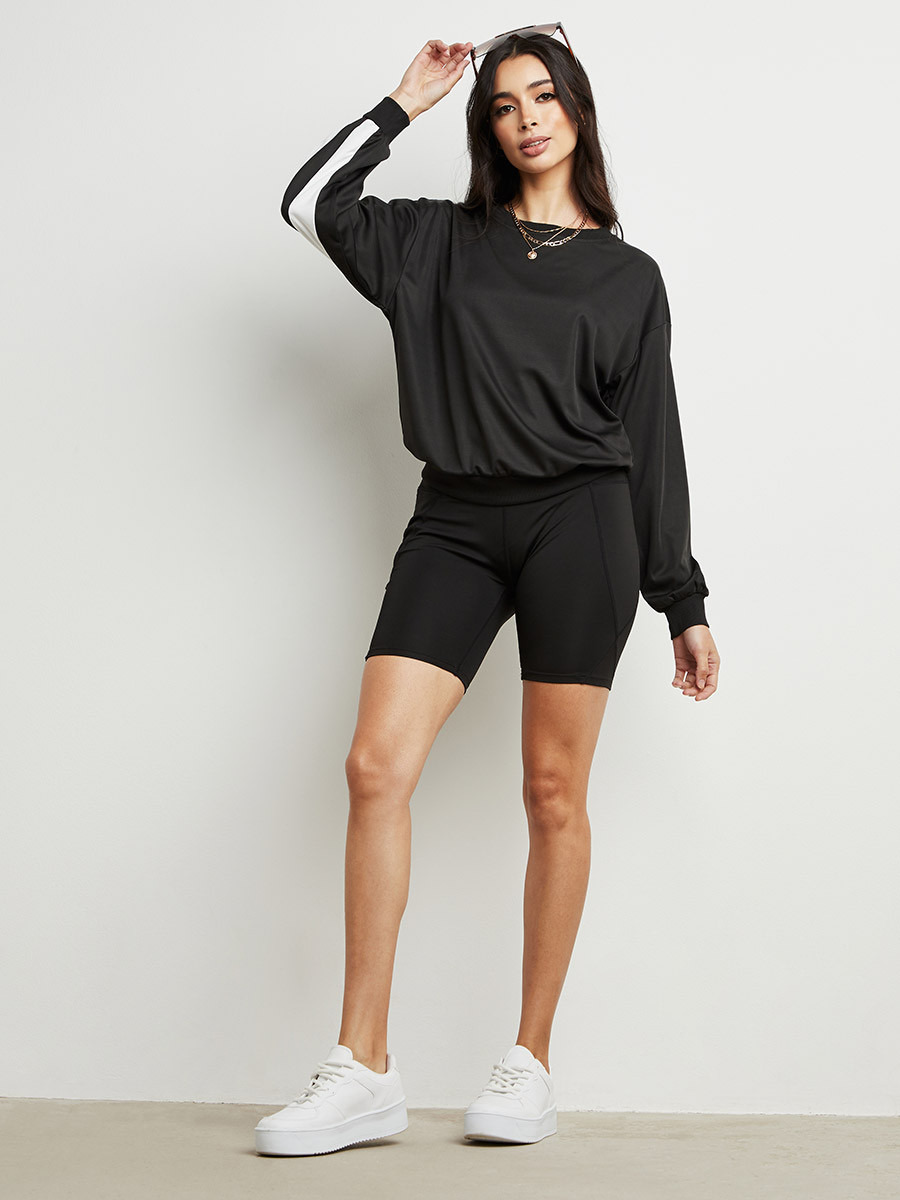 تيشيرت مطبوع بأكمام طويلة من ستايلي-women-clothing-hoodiesandsweatshirts-sweatshirts-image-2