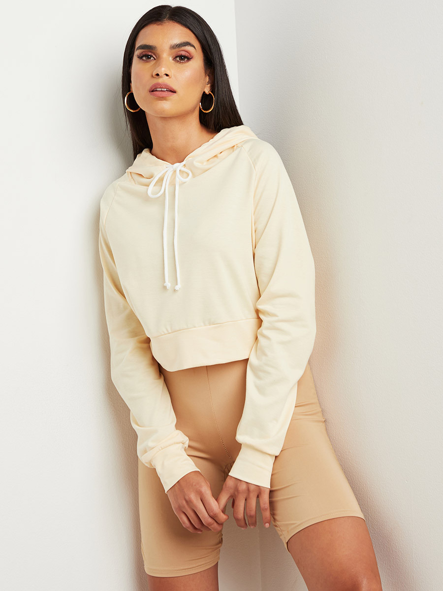 Styli Solid Raglan Sleeves Crop Hoodie-women-clothing-hoodiesandsweatshirts-hoodies-image-1