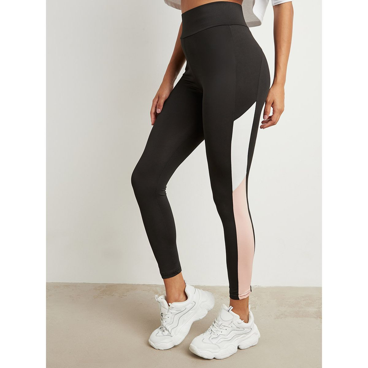 ليقنز مطبوع بخصر مطاطي من ستايلي-women-clothing-leggings-image-1