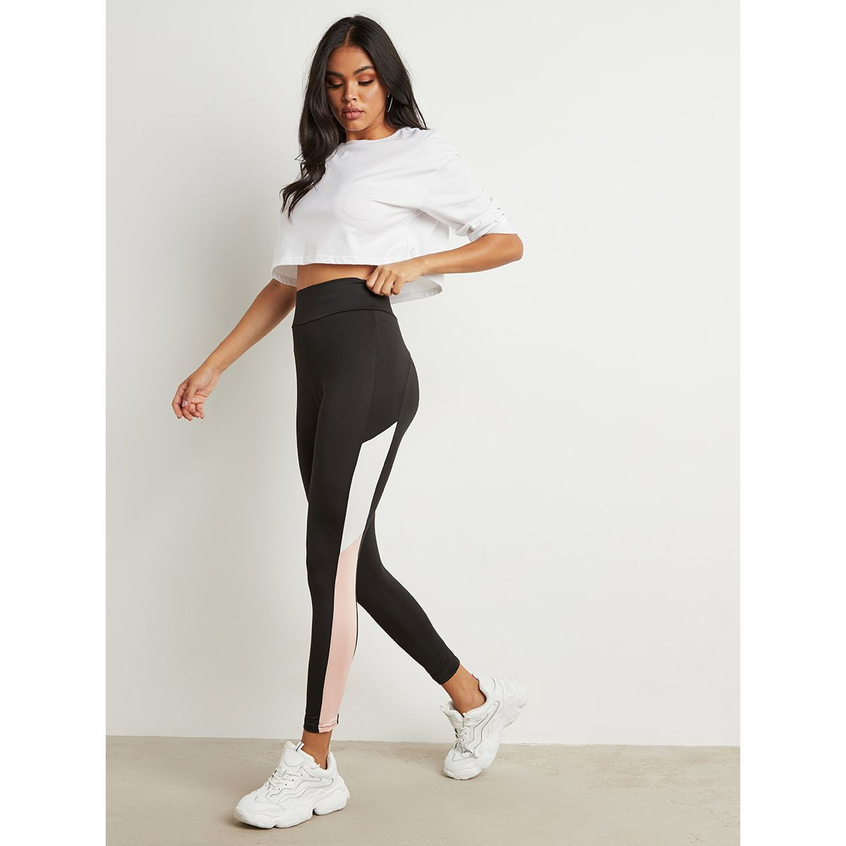 ليقنز مطبوع بخصر مطاطي من ستايلي-women-clothing-leggings-image-2