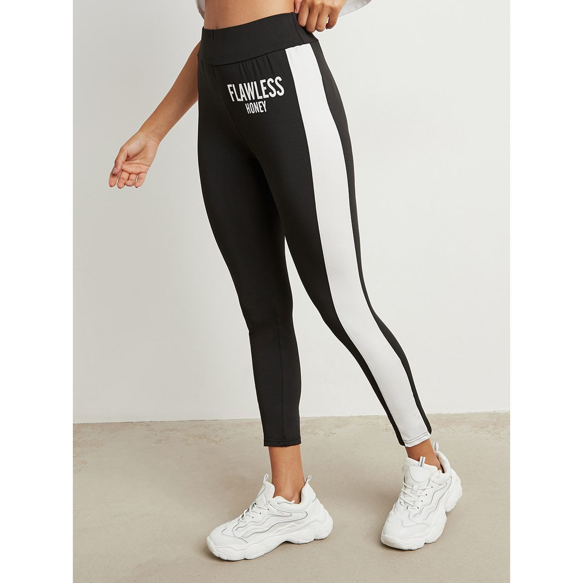 بنطلون مطبوع بقصة ضيقة من ستايلي-women-clothing-leggings-image-1