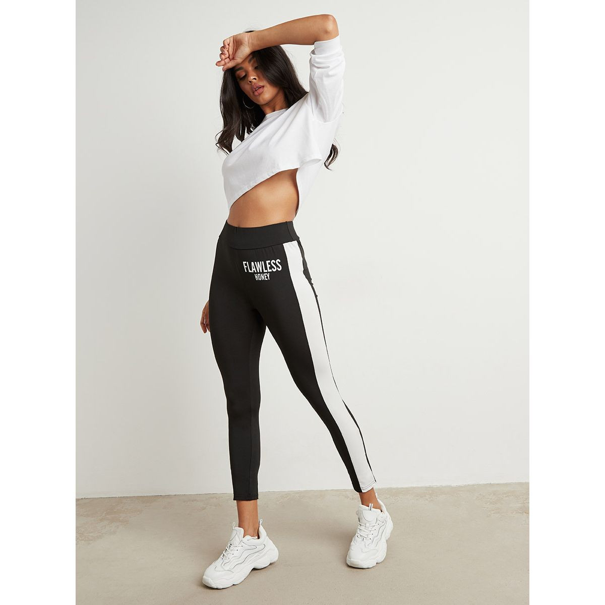 بنطلون مطبوع بقصة ضيقة من ستايلي-women-clothing-leggings-image-2