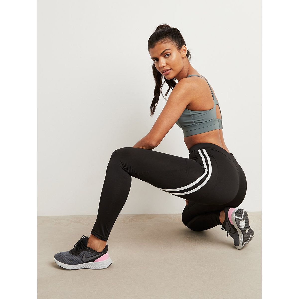 ليقنز بخصر مطاطي من ستايلي-women-clothing-leggings-image-2