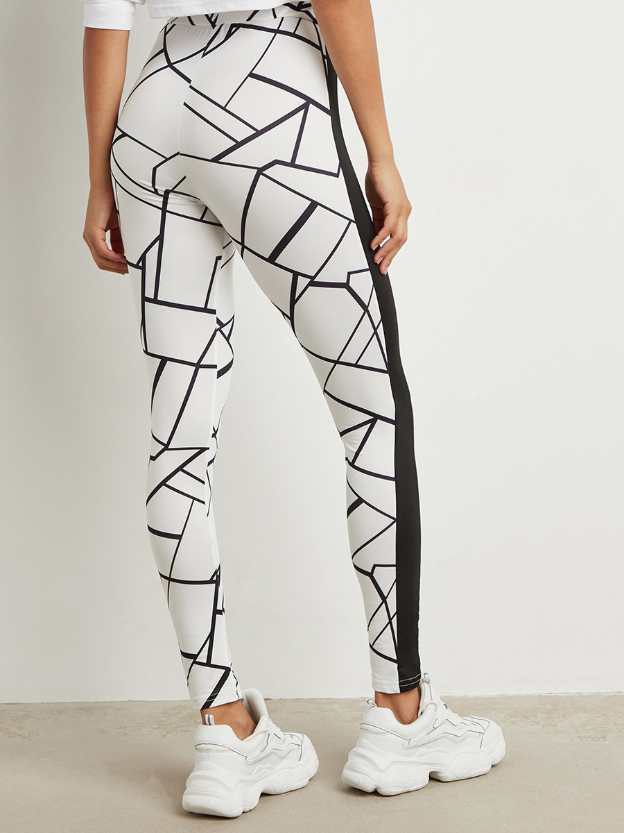 ليقنز مطبوع بتفاصيل جانبية من ستايلي-women-clothing-leggings-image-4