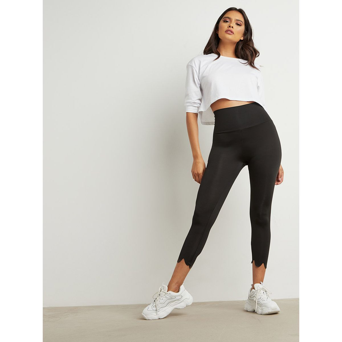 ليقنز بخصر مطاطي من ستايلي-women-clothing-bottoms-leggings-image-2