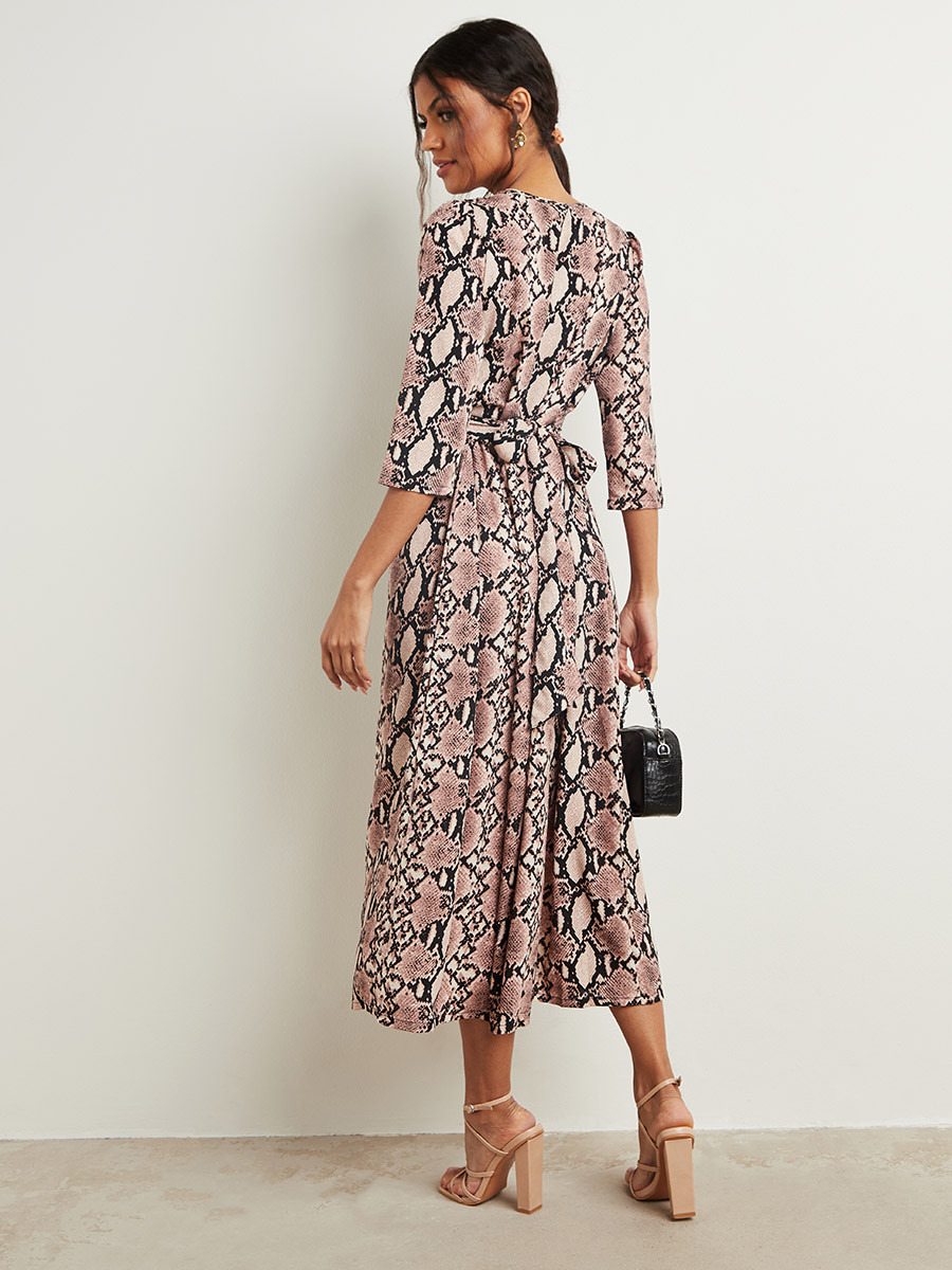 فستان ميدي مطبوع من ستايلي-women-clothing-dresses-image-4