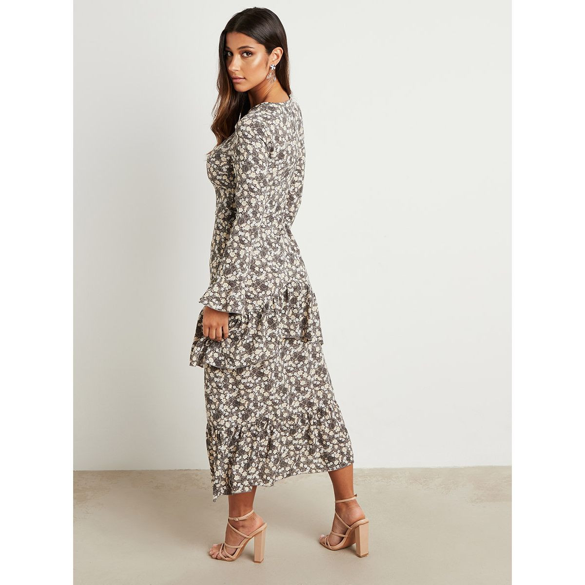 فستان طويل مطبوع بأكمام طويلة من ستايلي-women-clothing-dresses-image-3