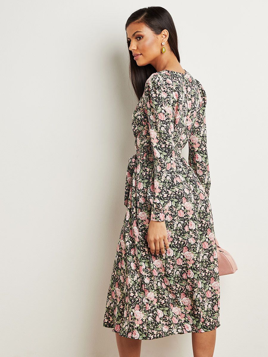 فستان ميدي مطبوع بأكمام طويلة من ستايلي-women-clothing-dresses-image-5
