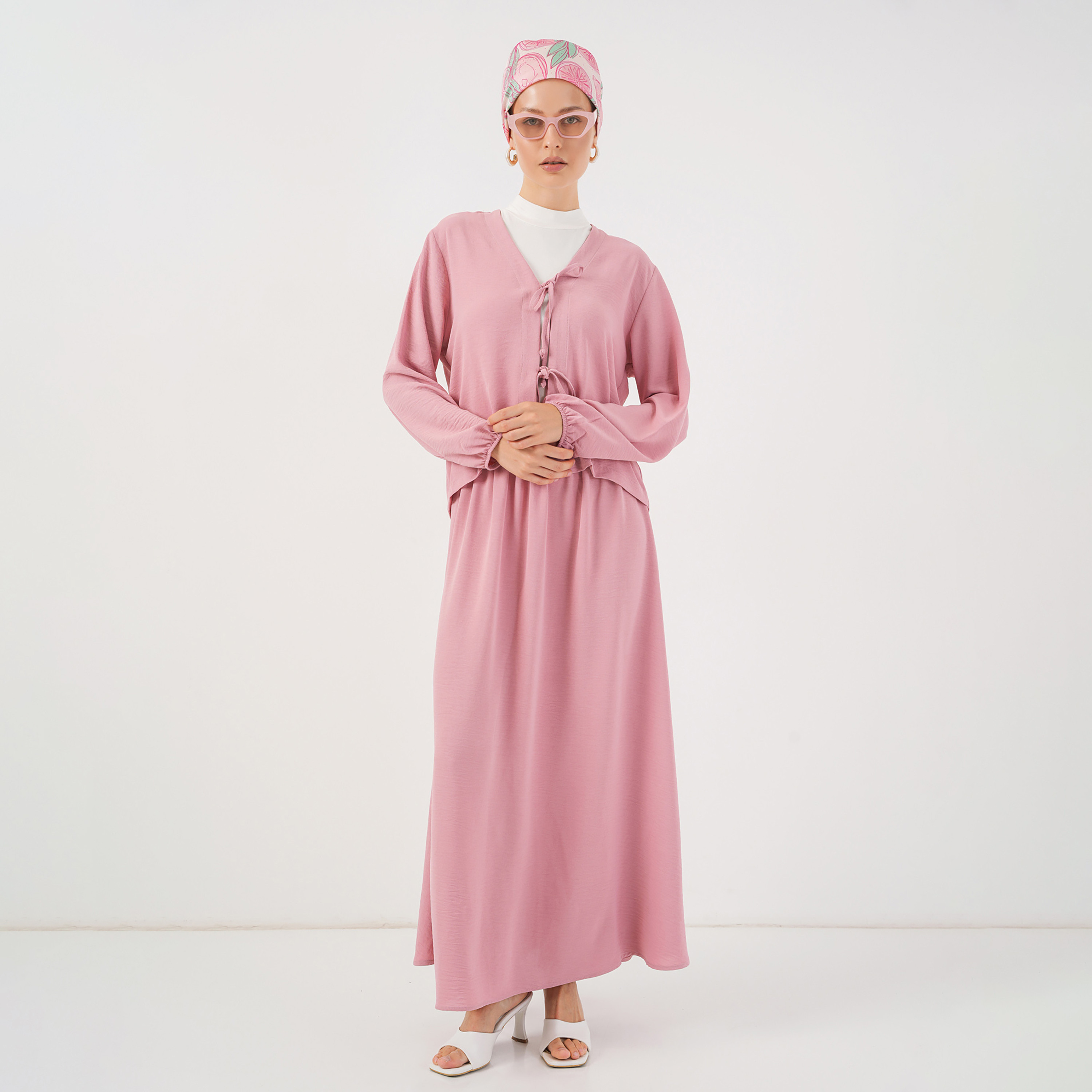 طقم نسائي بلوزة وبنطال من بيجدارت-women-clothing-coordsets-image-4
