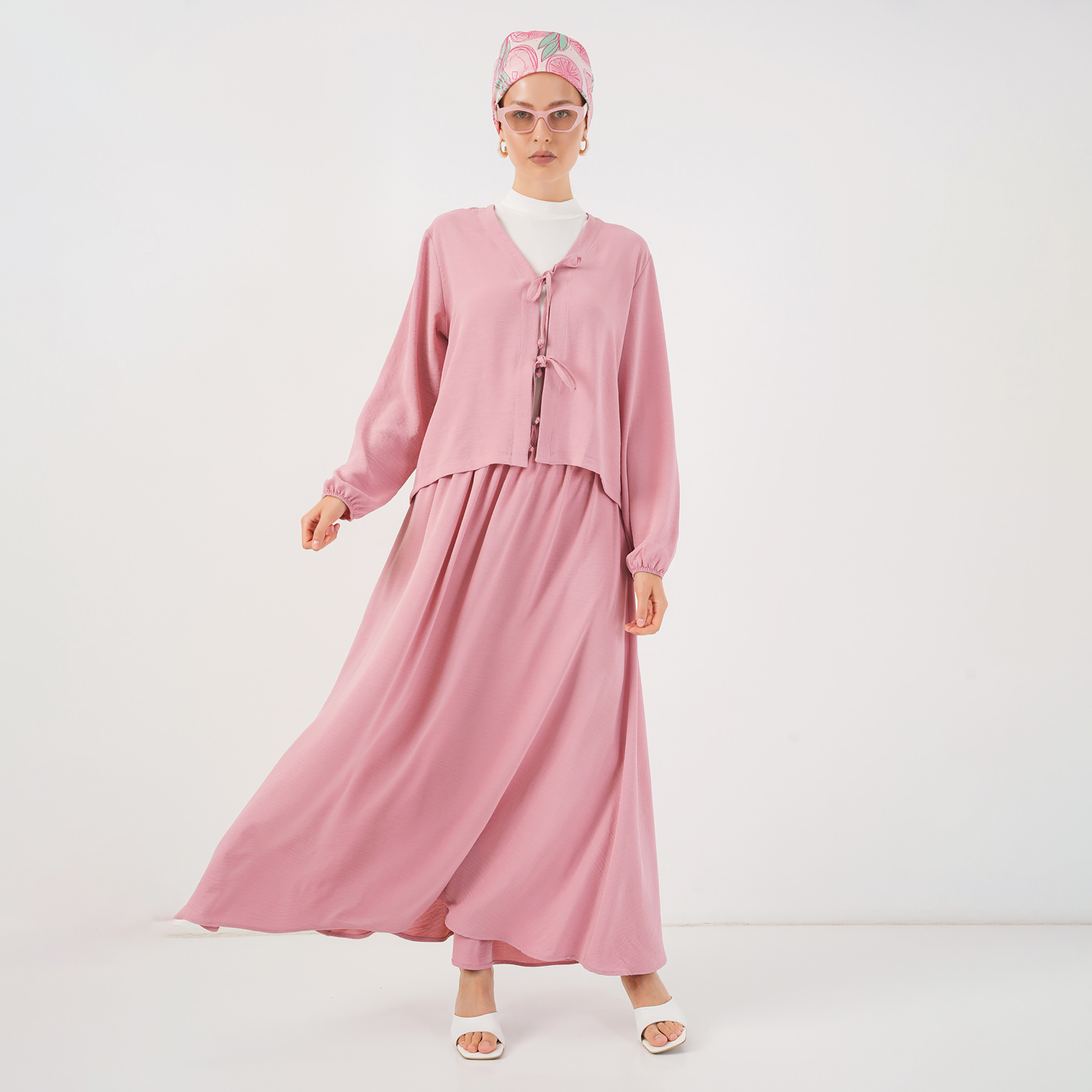 طقم نسائي بلوزة وبنطال من بيجدارت-women-clothing-coordsets-image-5