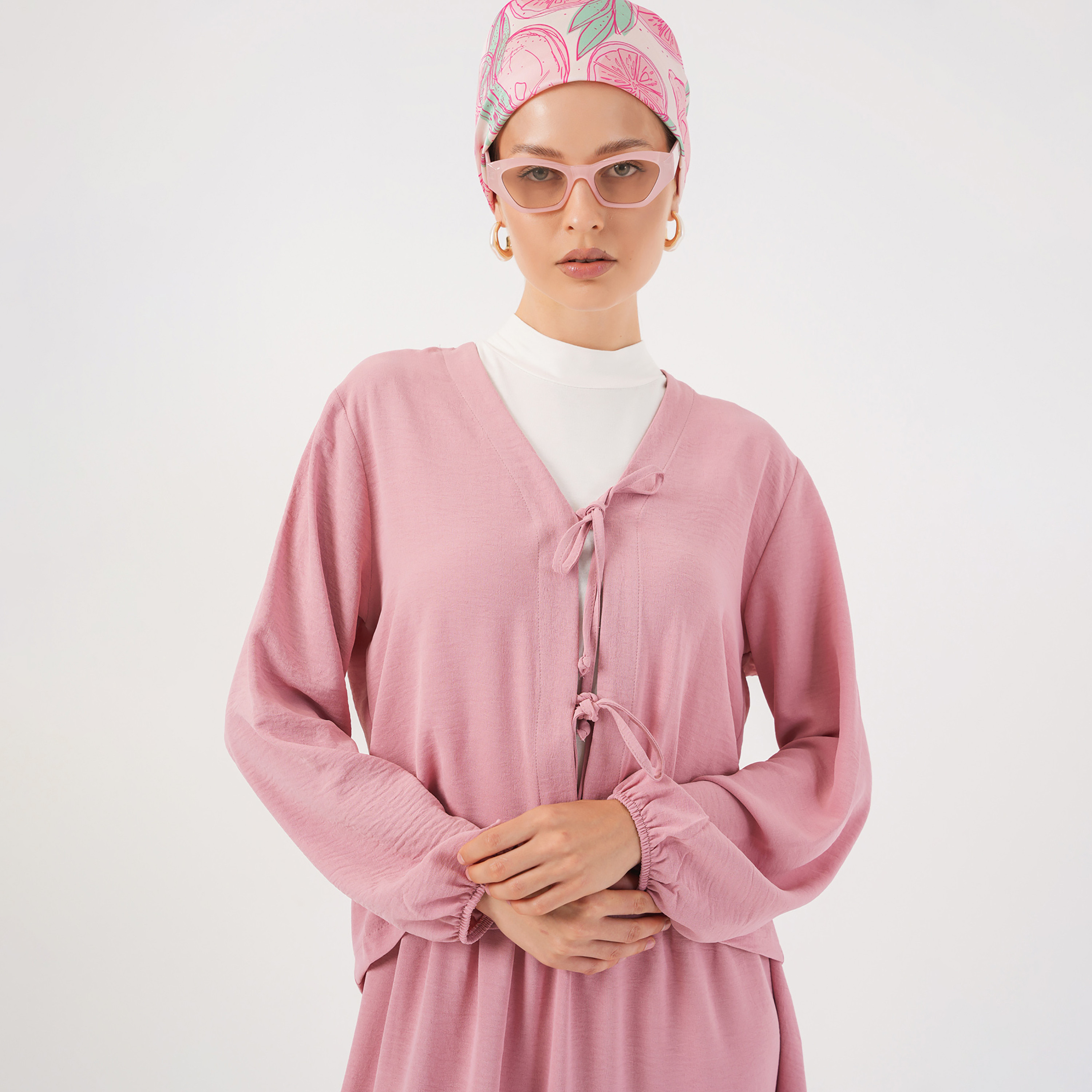 طقم نسائي بلوزة وبنطال من بيجدارت-women-clothing-coordsets-image-9