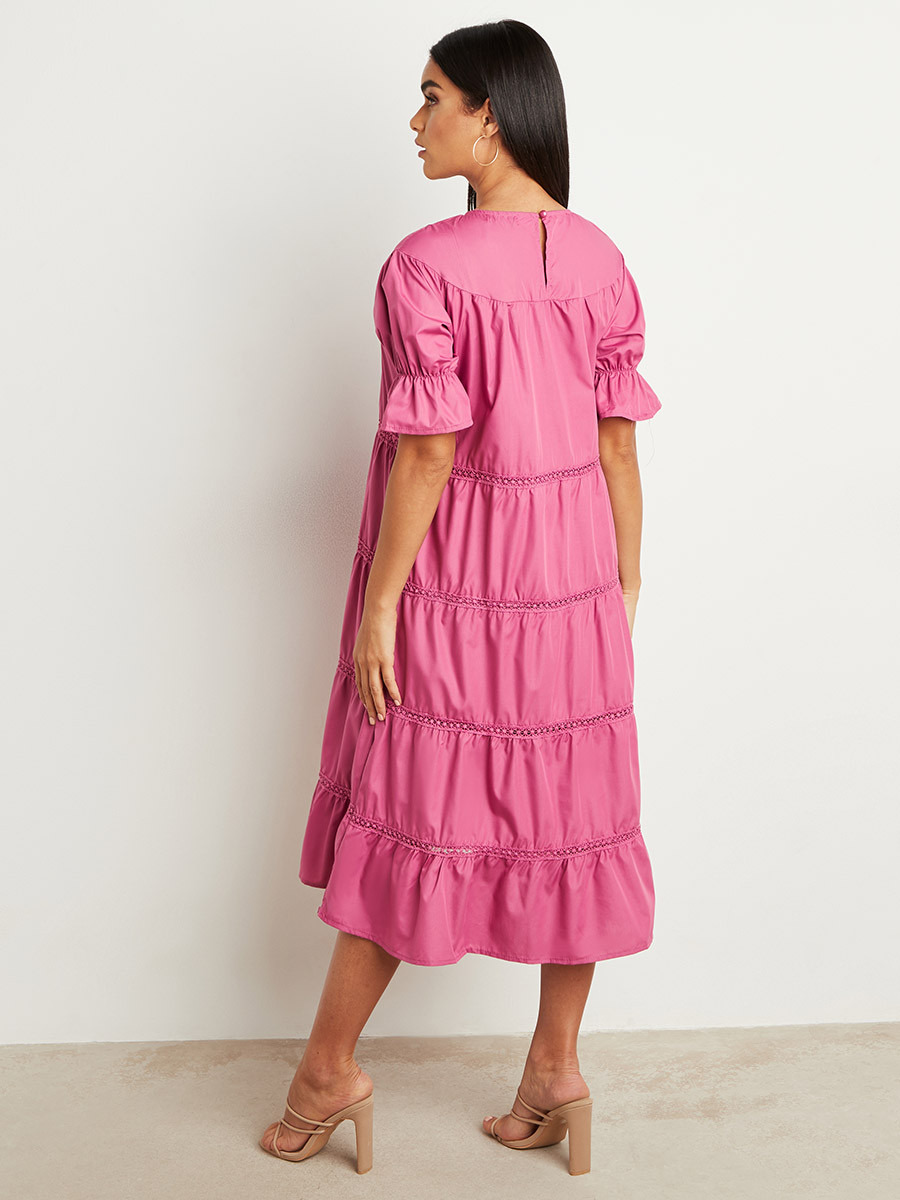 فستان ميدي بأكمام متوسطة من ستايلي-women-clothing-dresses-image-3