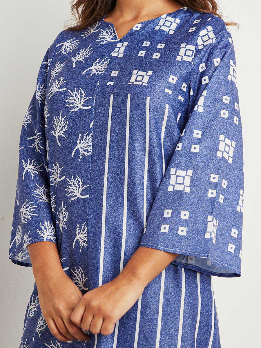 فستان طويل مطبوع من ستايلي-women-clothing-dresses-image-4