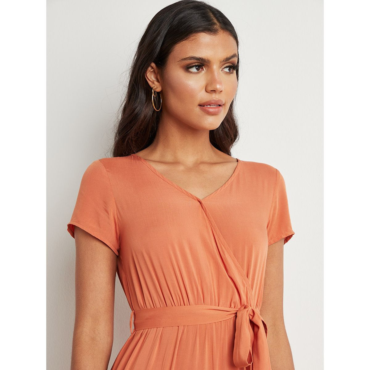 فستان ميدي بربطة خصر من ستايلي-women-clothing-dresses-image-2