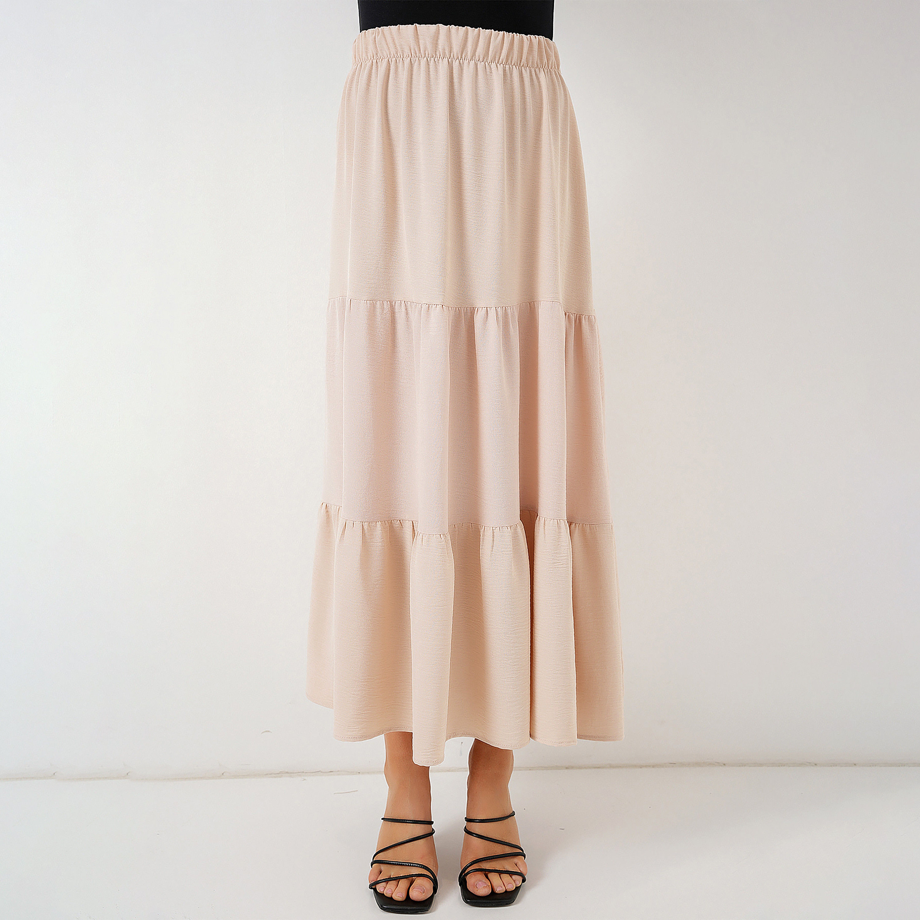 تنورة ماكسي نسائية بطبقات من بيجدارت-women-clothing-bottoms-skirts-image-1