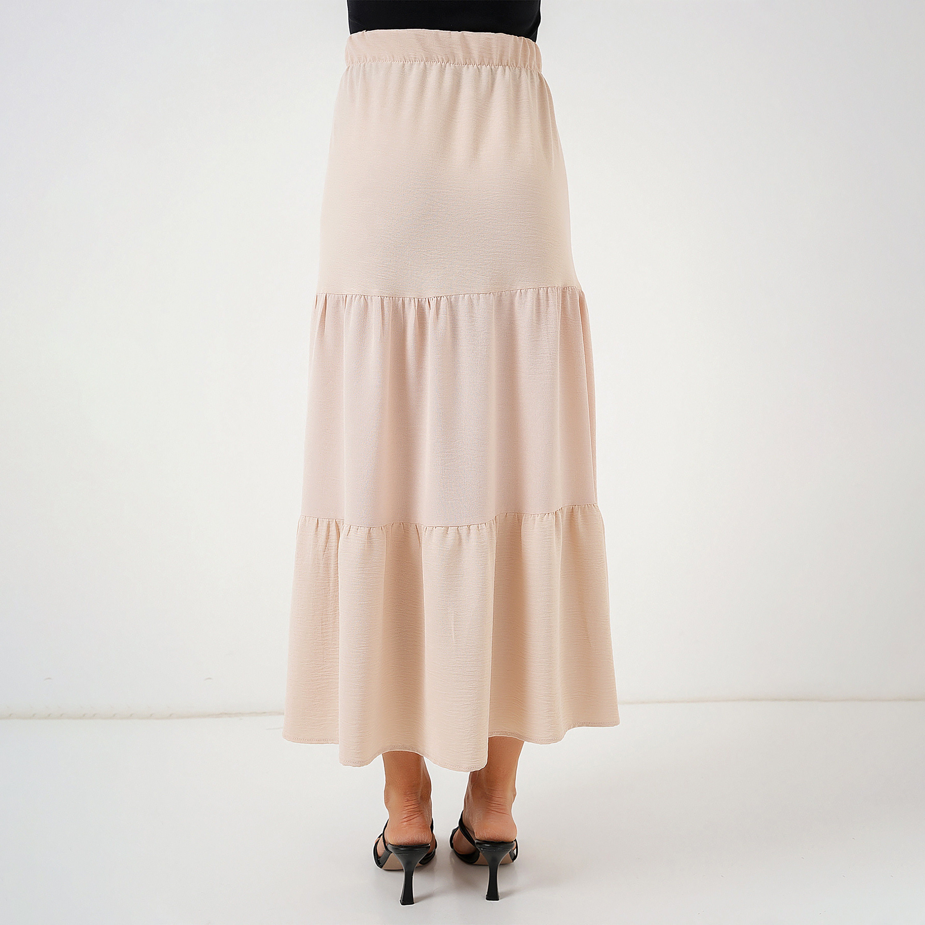 تنورة ماكسي نسائية بطبقات من بيجدارت-women-clothing-bottoms-skirts-image-3
