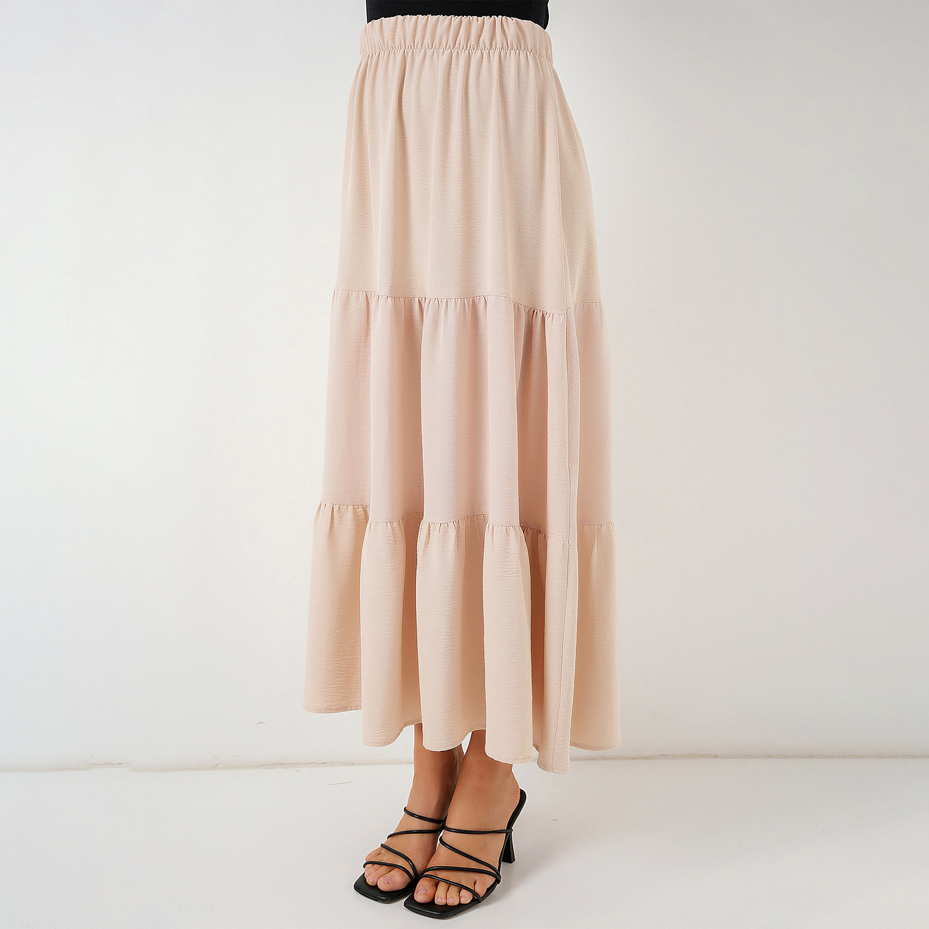 تنورة ماكسي نسائية بطبقات من بيجدارت-women-clothing-bottoms-skirts-image-4