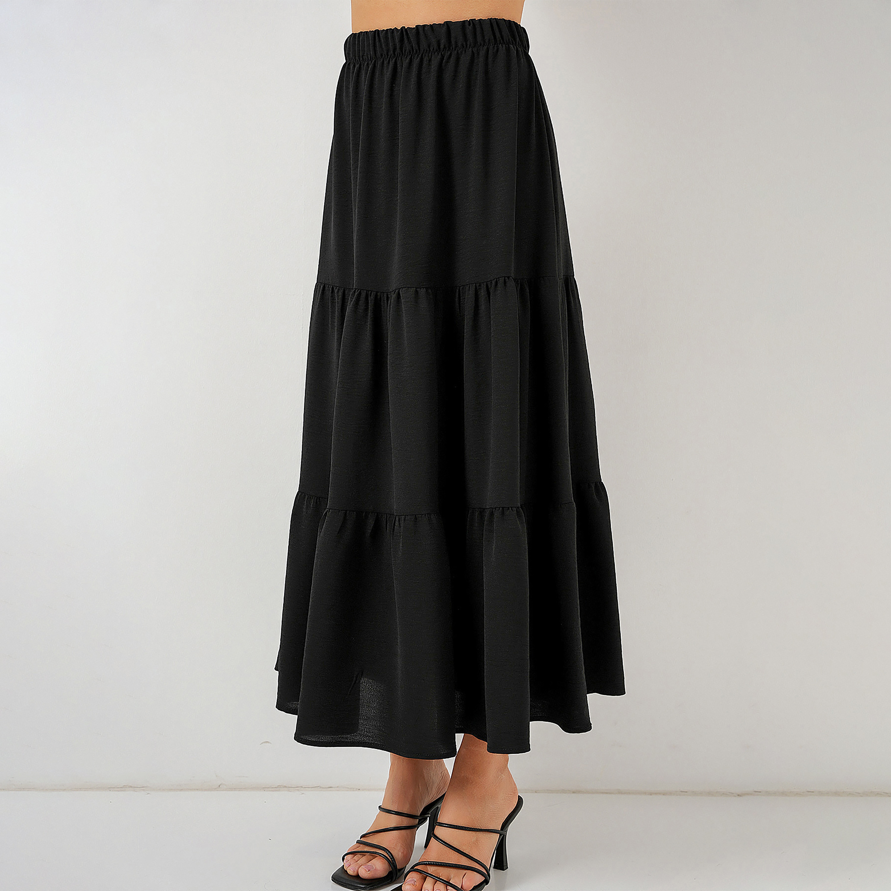 تنورة ماكسي نسائية بطبقات من بيجدارت-women-clothing-bottoms-skirts-image-8