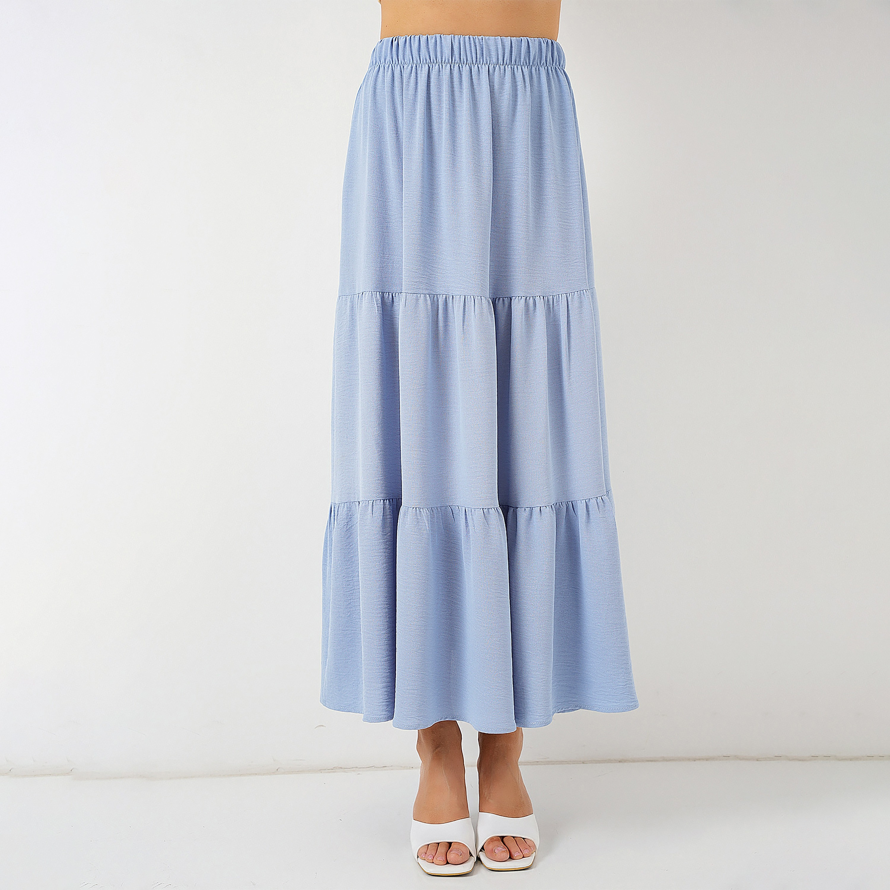 تنورة ماكسي نسائية بطبقات من بيجدارت-women-clothing-bottoms-skirts-image-10