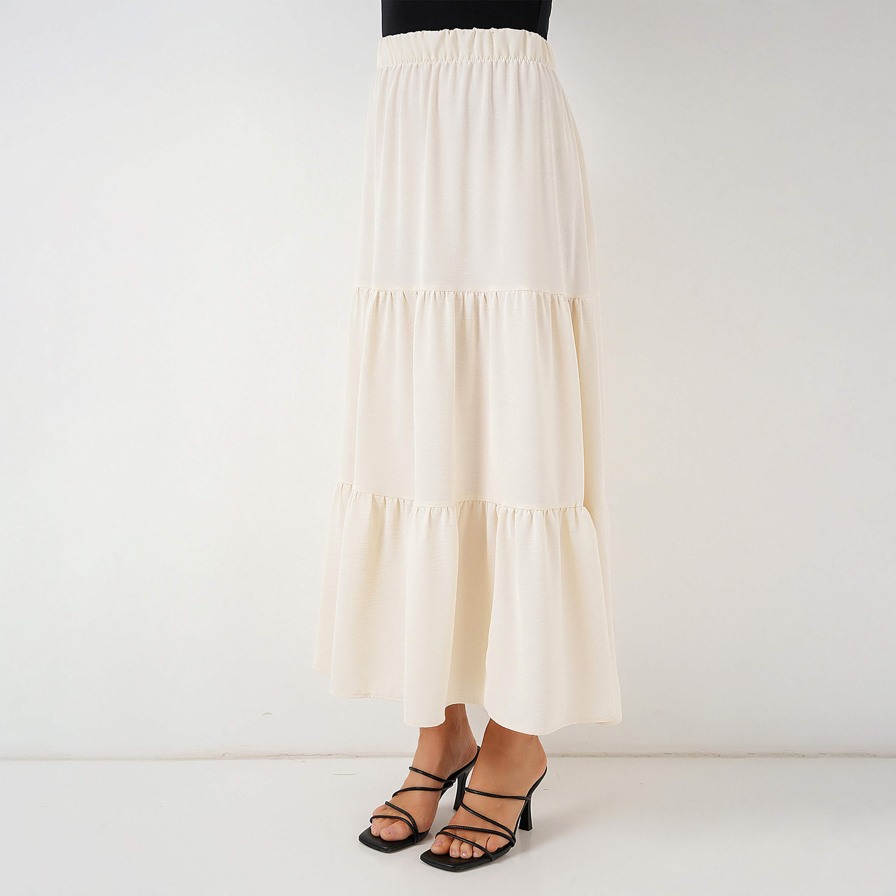 تنورة ماكسي نسائية بطبقات من بيجدارت-women-clothing-bottoms-skirts-image-17
