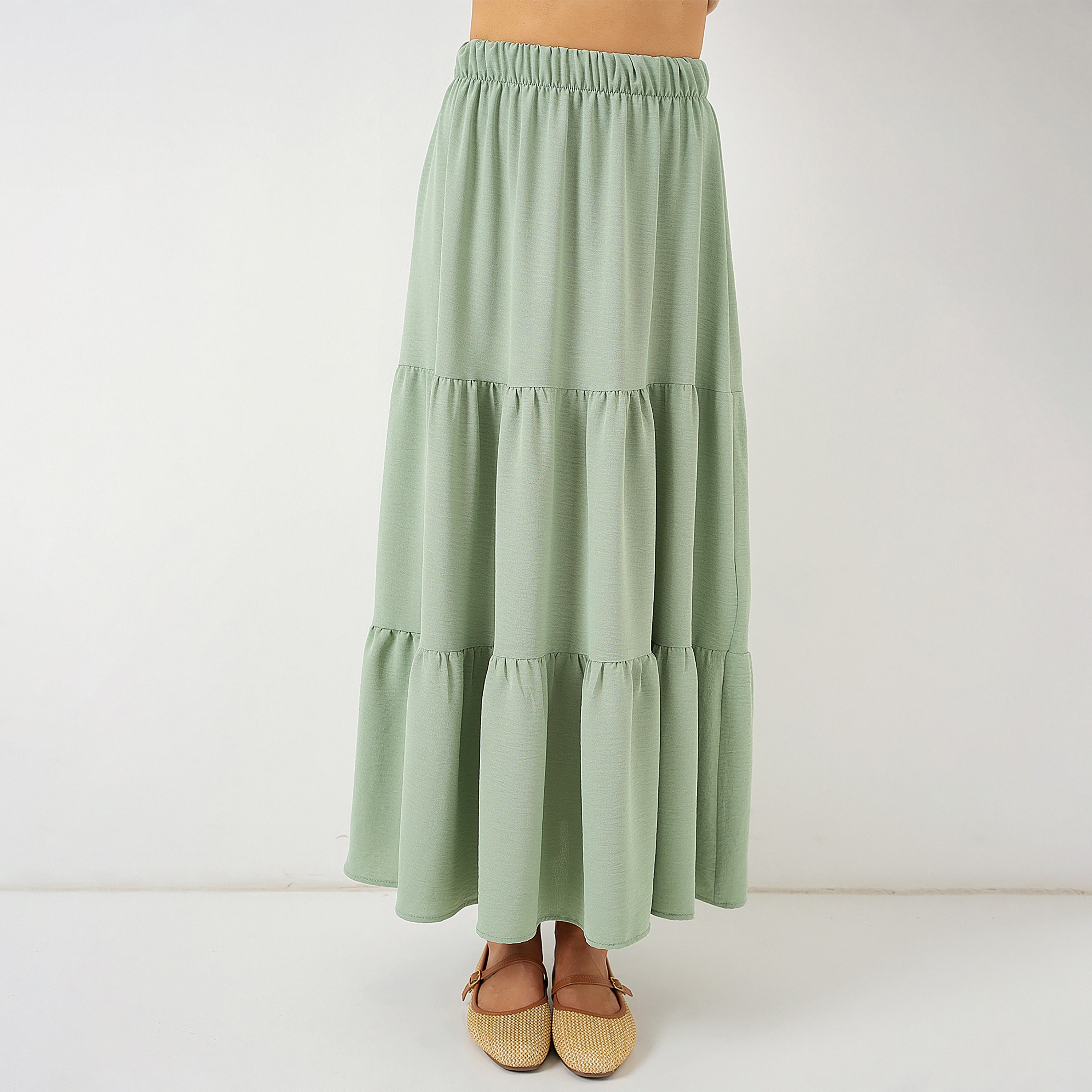 Bigdart Tiered Women's Maxi Skirt-women-clothing-bottoms-skirts-image-1