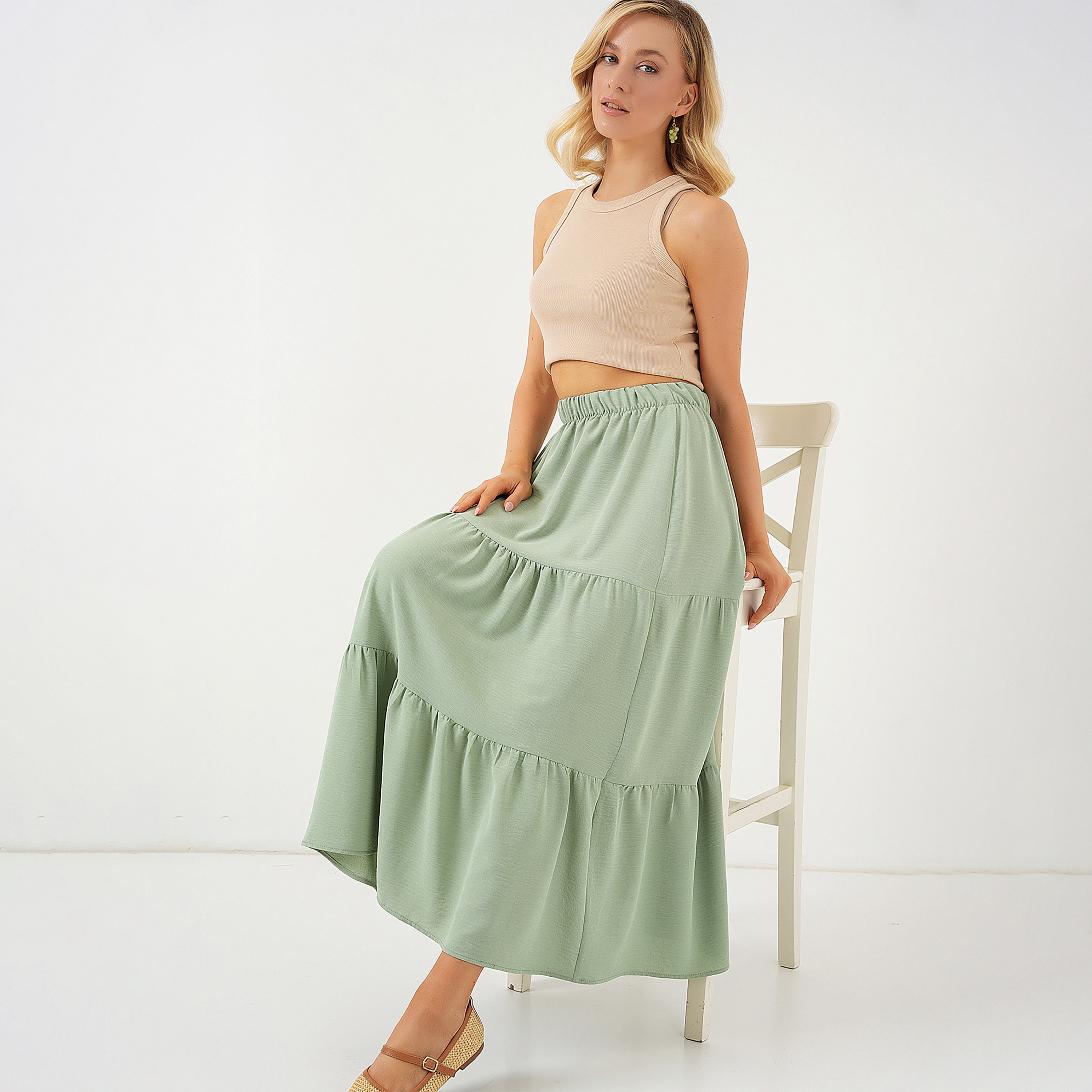 تنورة ماكسي نسائية بطبقات من بيجدارت-women-clothing-bottoms-skirts-image-19