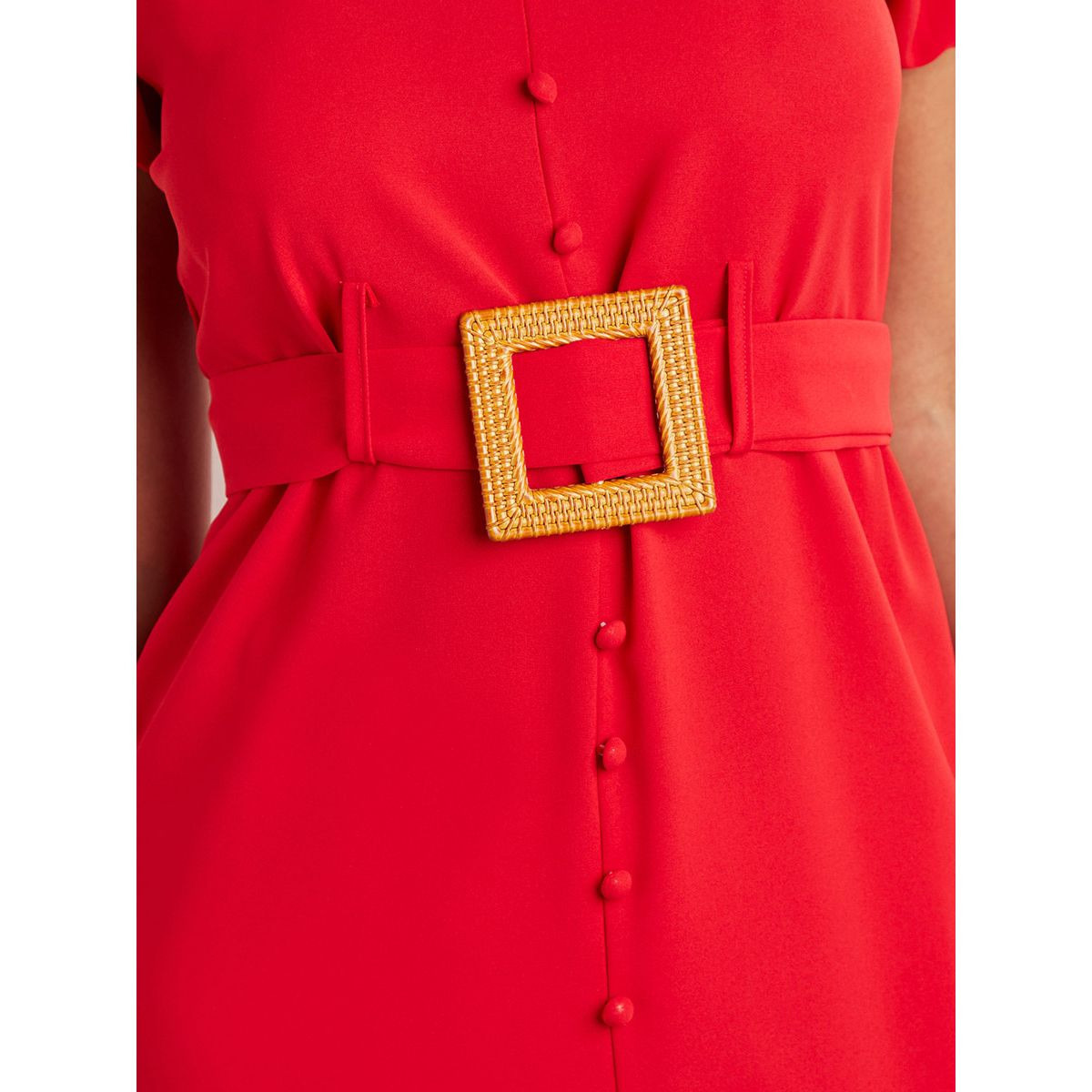 فستان ميدي بحزام خصر من ستايلي-women-clothing-dresses-image-4
