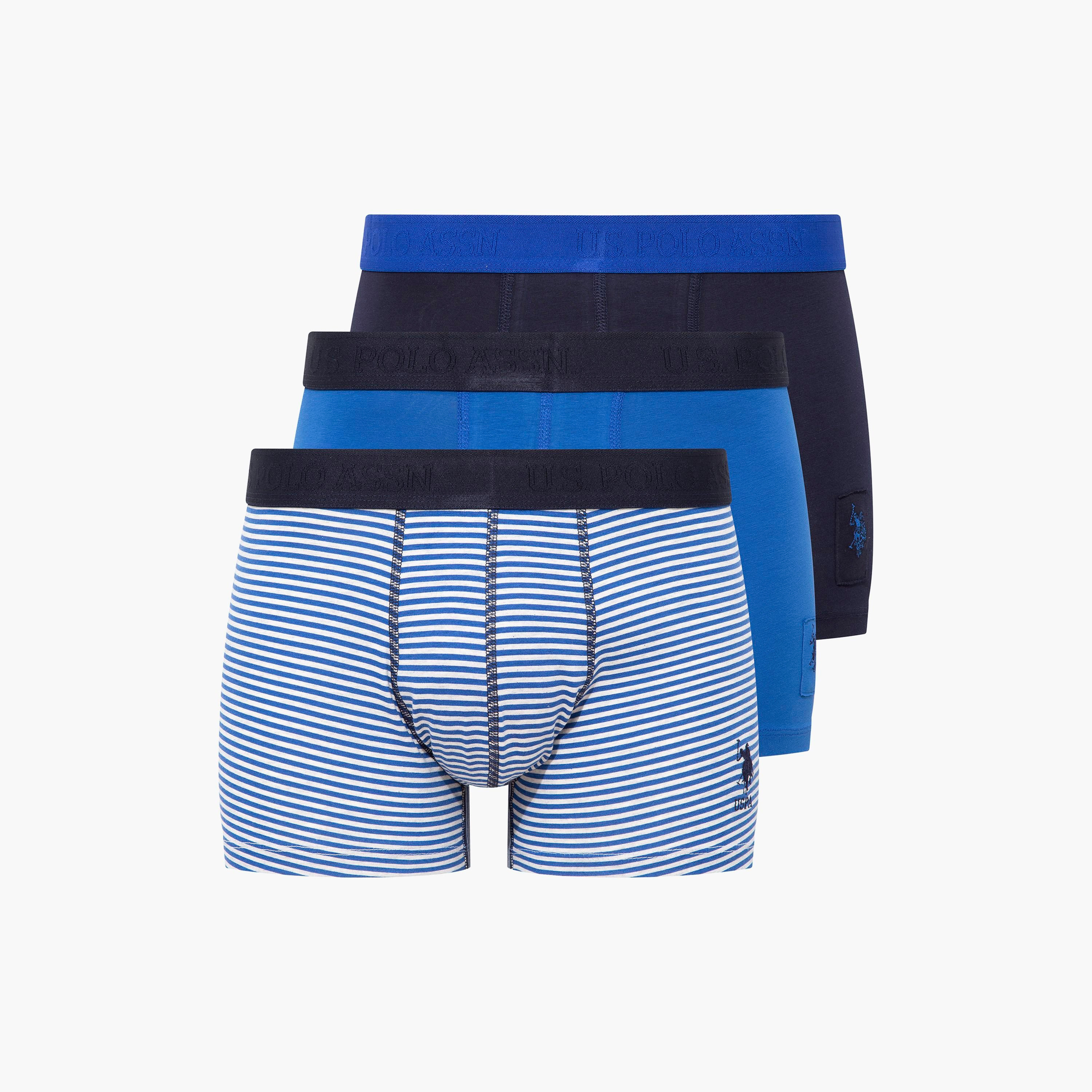 مجموعة من 3 سراويل داخلية رجالية متعددة الألوان من يو اس بولو أسسن-men-clothing-innerwear-underwear-image-2