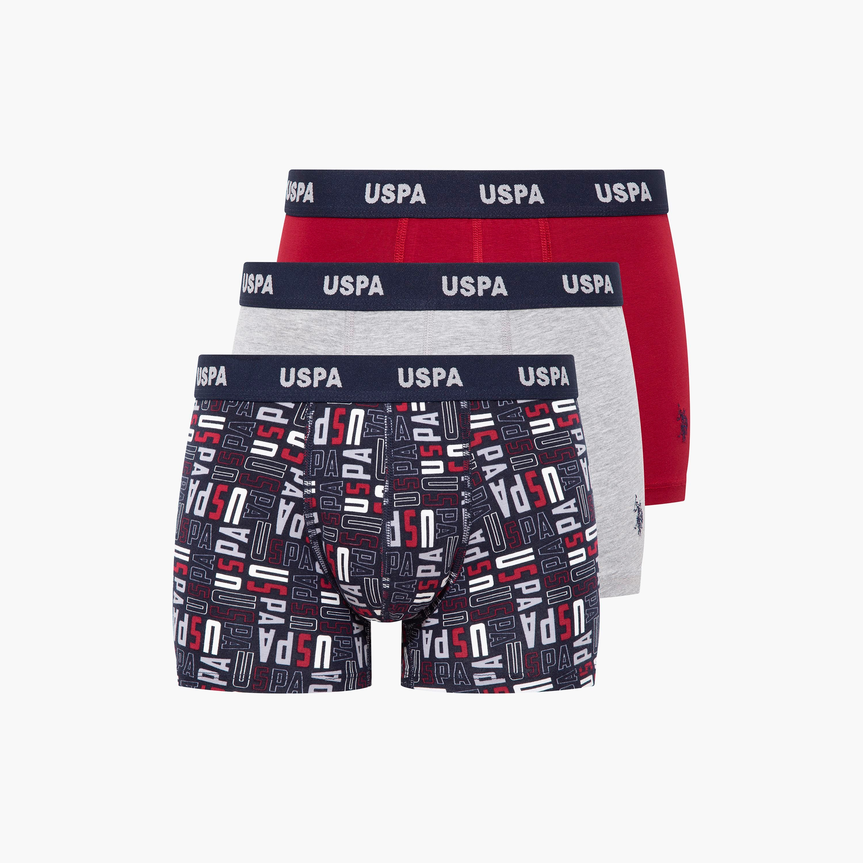 مجموعة من 3 سراويل داخلية رجالية متعددة الألوان من يو اس بولو أسسن-men-clothing-innerwear-underwear-image-2