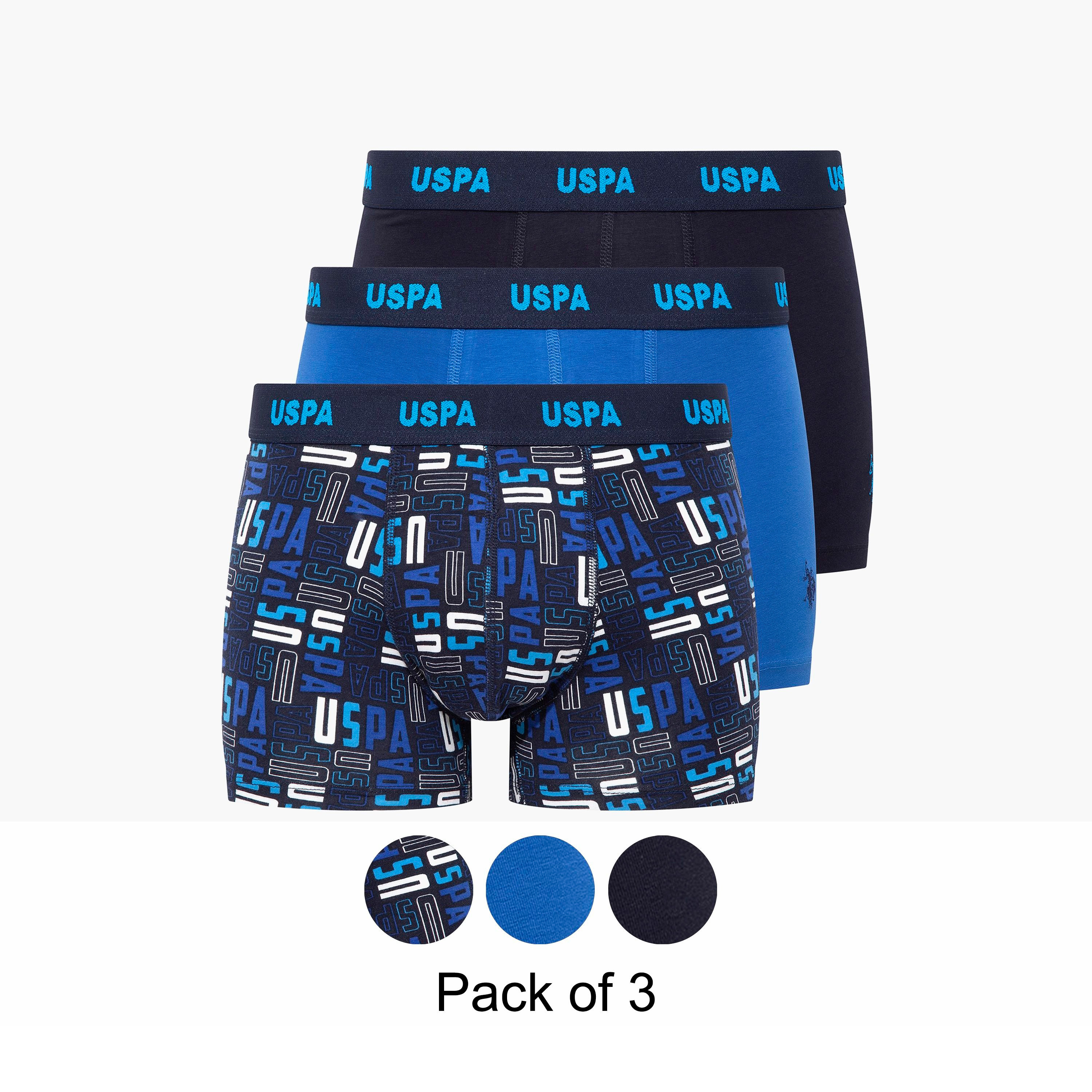 مجموعة من 3 سراويل داخلية رجالية متعددة الألوان من يو اس بولو أسسن-men-clothing-innerwear-underwear-image-4
